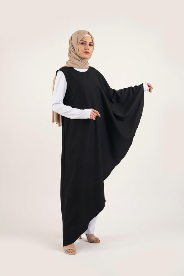 Black & White Ink Jumpsuit - Modest Dresses, Abaya, Long Sleeve dress!