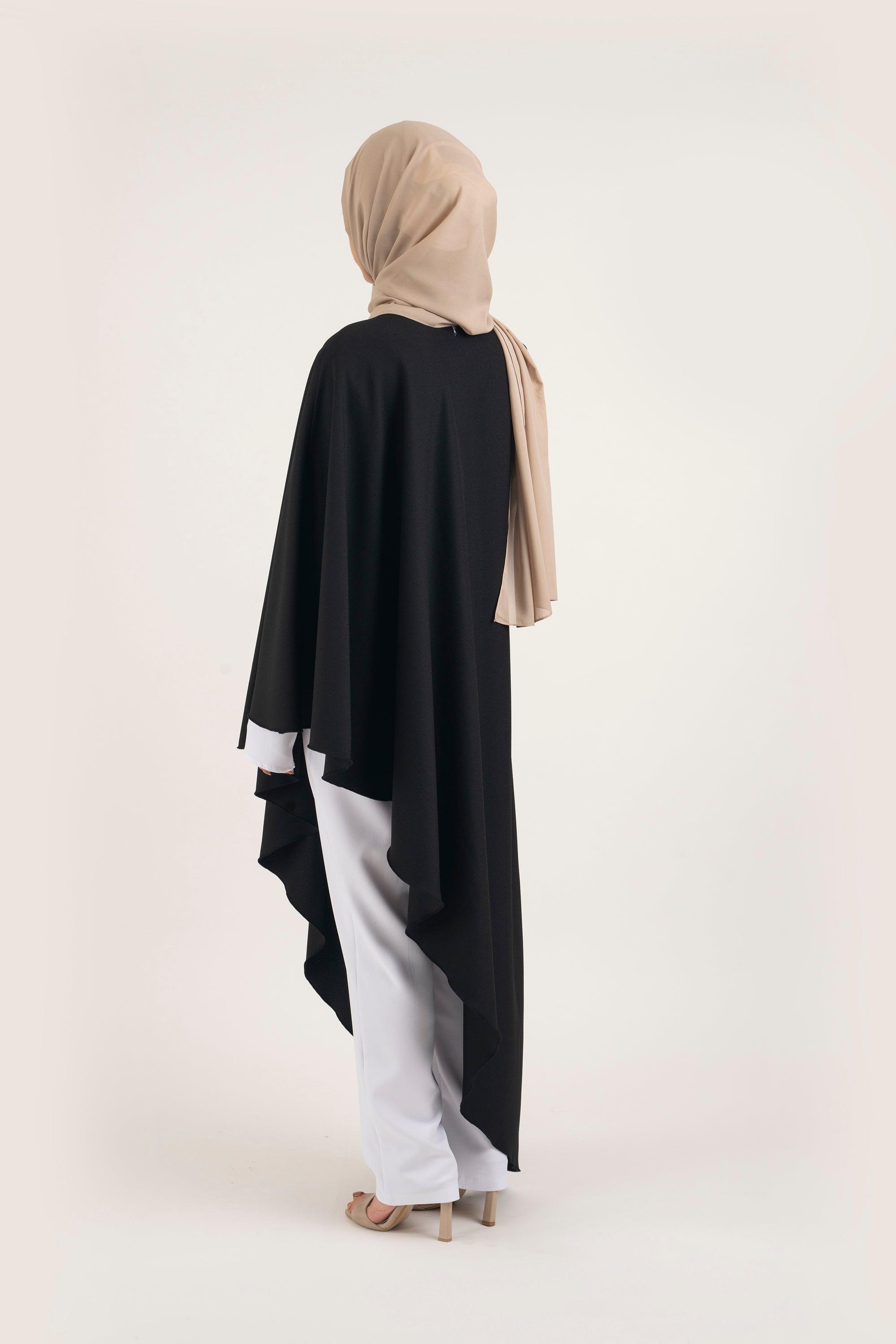 Black & White Ink Jumpsuit - Modest Dresses, Abaya, Long Sleeve dress!