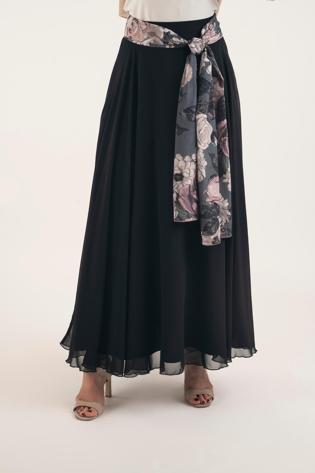 Black flow skirt - Modest Dresses, Abaya,Maxi,  Long Sleeve dress!
