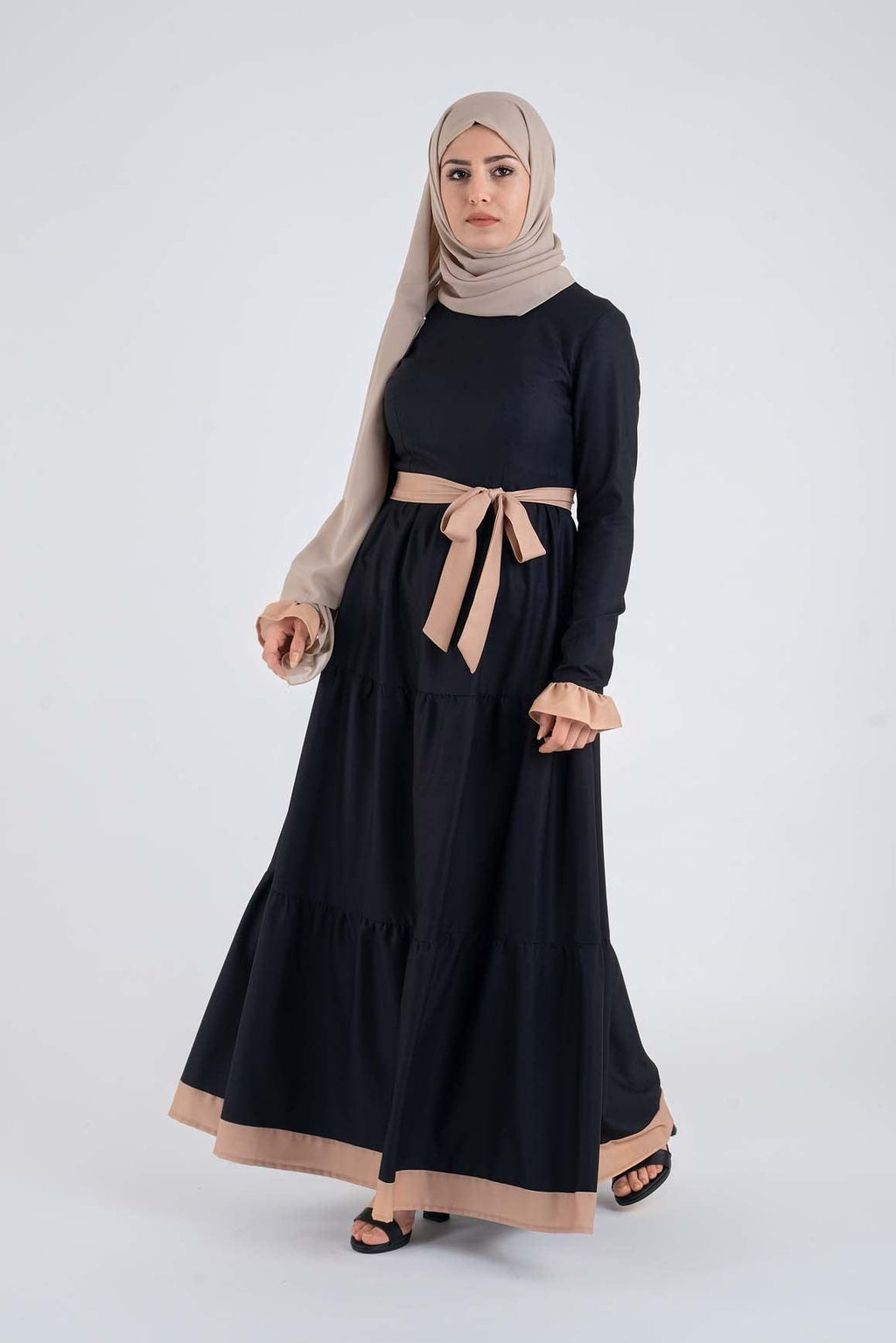 Blakely Black Dress - Modest Dresses, Abaya, Maxi, Long Sleeve dress!
