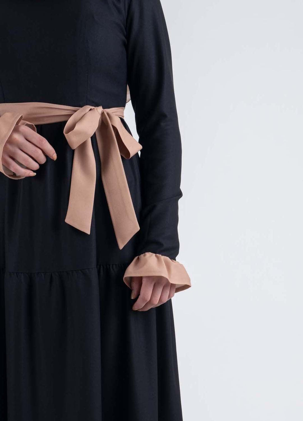 Blakely Black Dress - Modest Dresses, Abaya, Maxi, Long Sleeve dress!