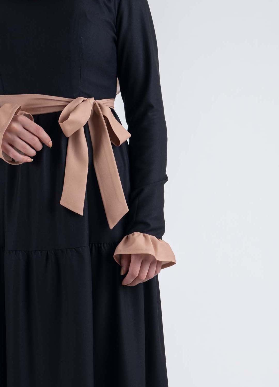 Blakely Black Dress - Modest Dresses, Abaya, Maxi, Long Sleeve dress!