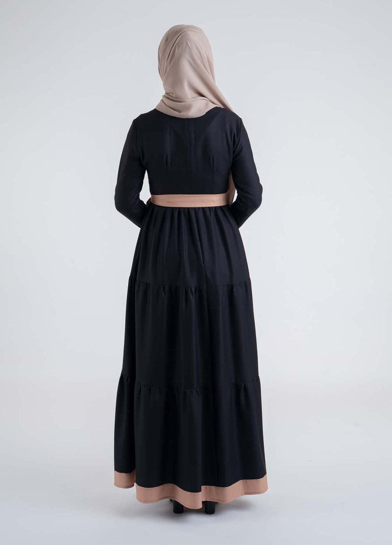Blakely Black Dress - Modest Dresses, Abaya, Maxi, Long Sleeve dress!