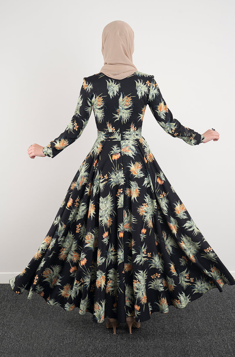 Botanic Flowing Dress