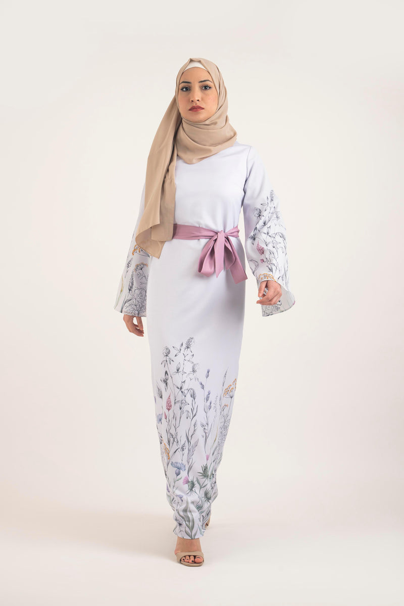Calla Lily Dress - Modest Dresses, Abaya, Maxi, Long Sleeve dress!