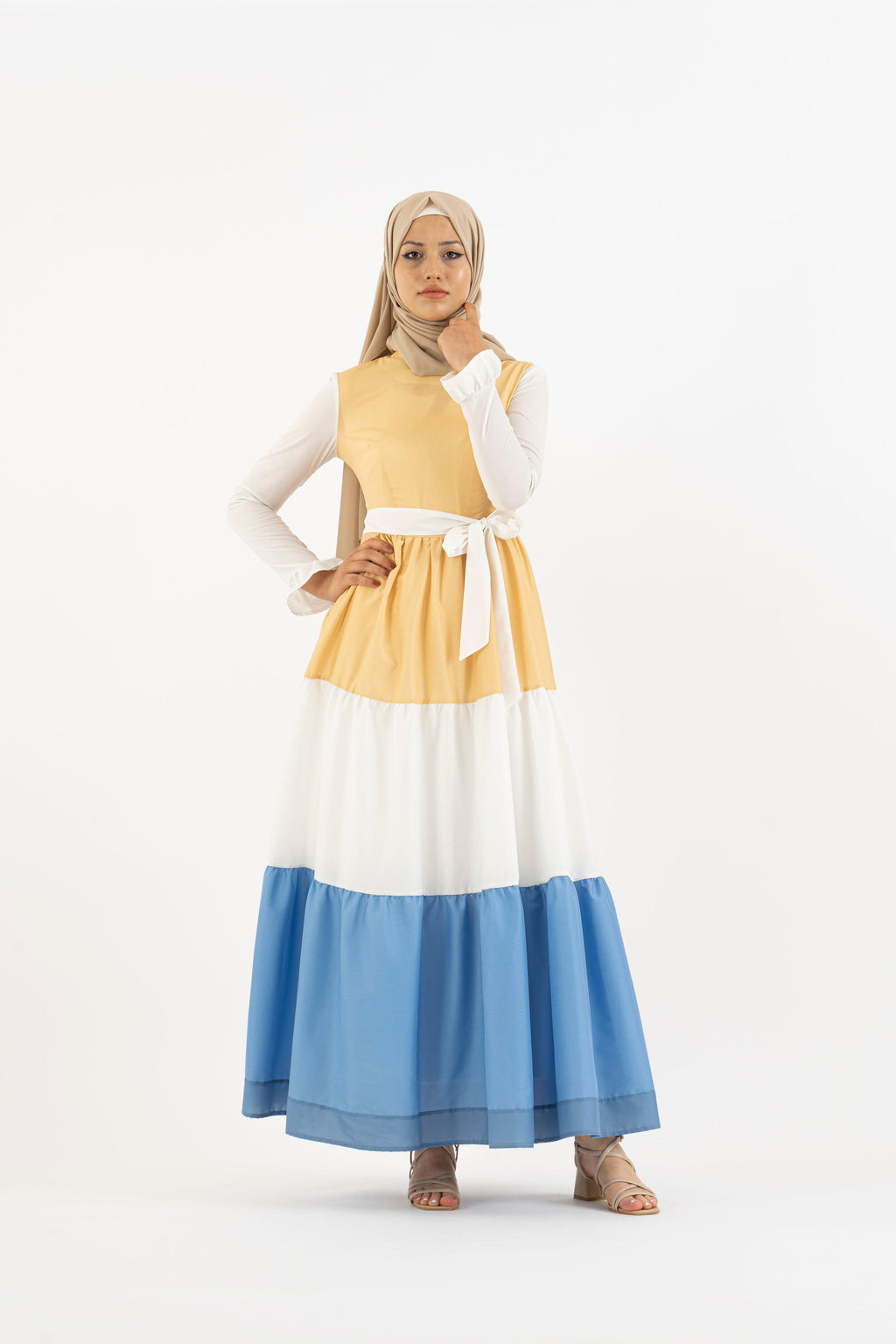 Alameda floral, Women's Modest Dress, abaya, long sleeve maxi dress! 