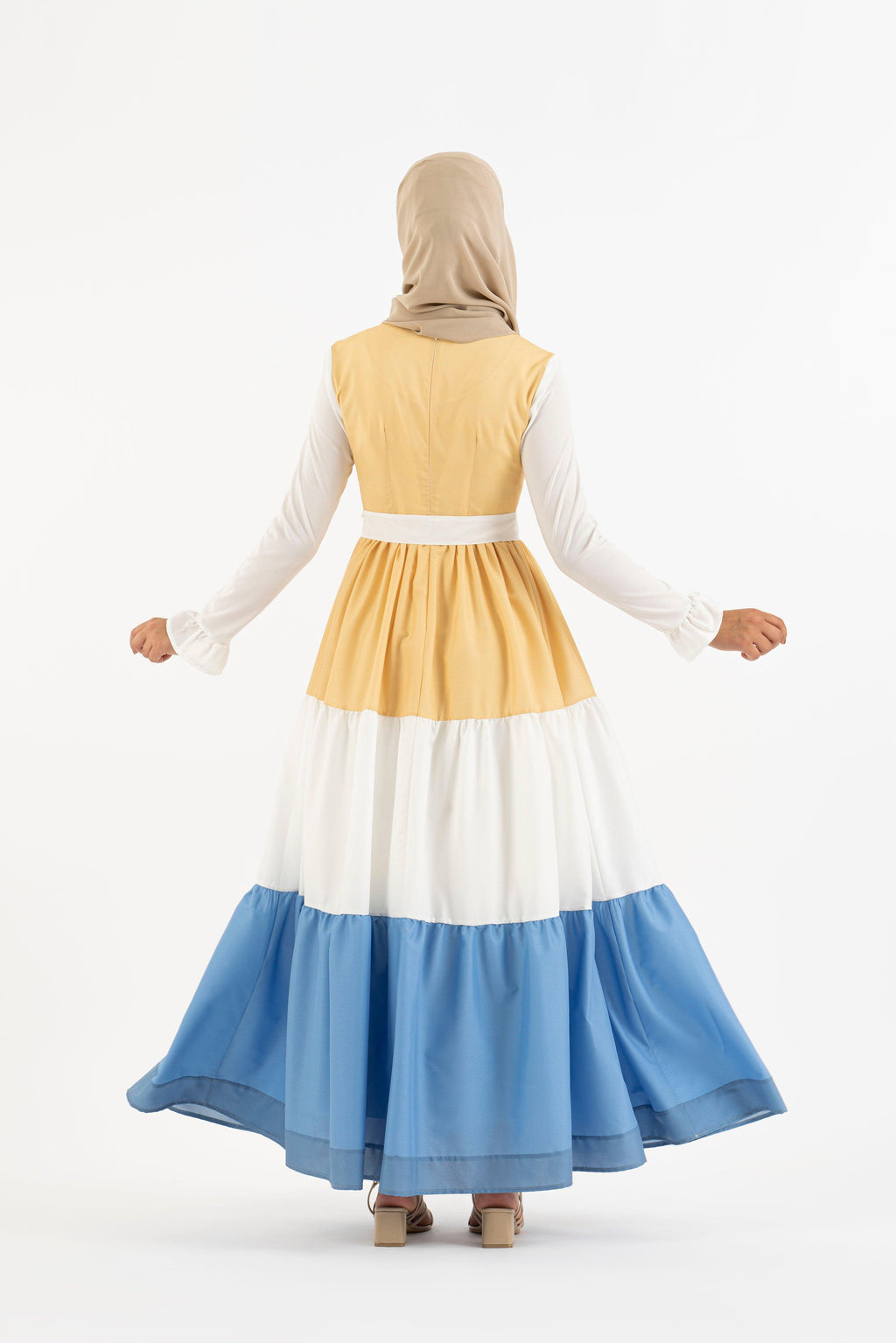 Alameda floral, Women's Modest Dress, abaya, long sleeve maxi dress! 