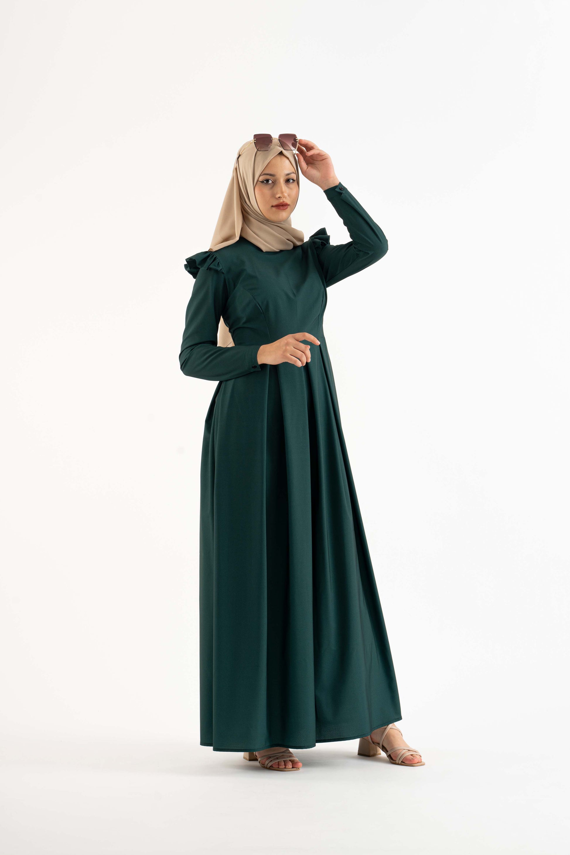 Celadon Dark Modest Dress Modest Dresses, Abaya, Long Sleeve dress!