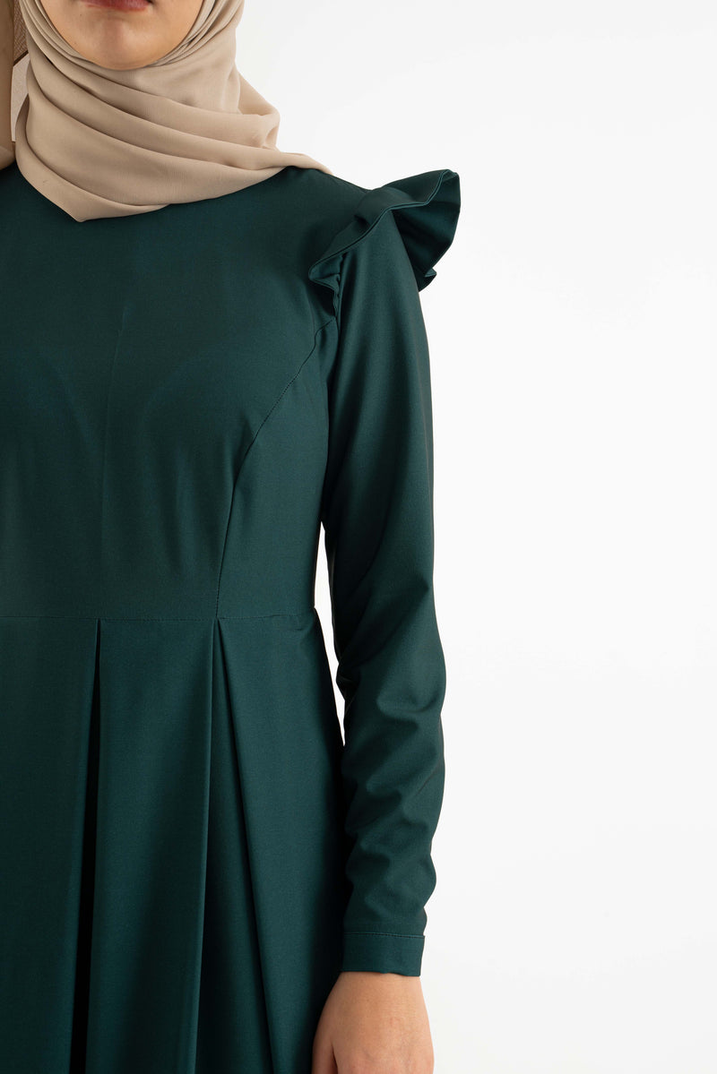 Celadon Dark Modest Dress Modest Dresses, Abaya, Long Sleeve dress!
