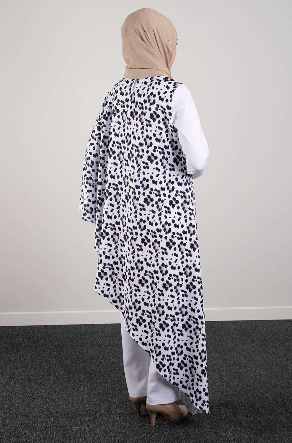 Cheetah jump suit - Modest Dresses, Abaya, Long Sleeve dress!