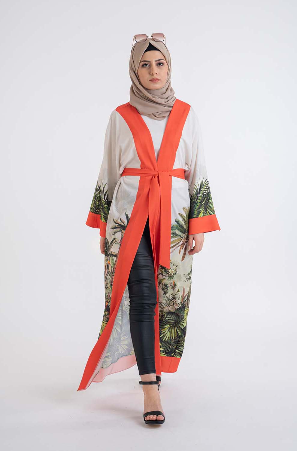 Clara Print kimono - Modest Dresses, Abaya, Long Sleeve dress!