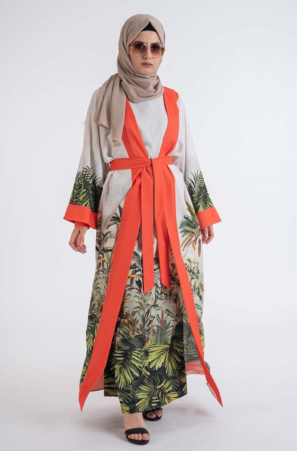 Clara Print kimono - Modest Dresses, Abaya, Long Sleeve dress!