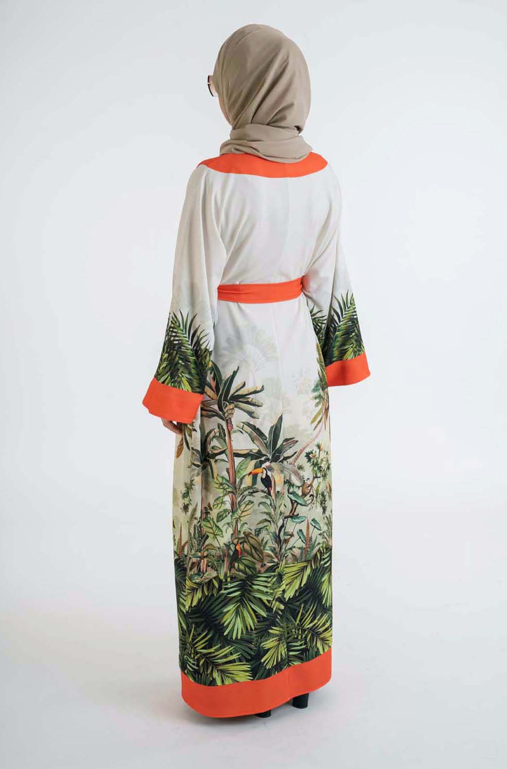 Clara Print kimono - Modest Dresses, Abaya, Long Sleeve dress!