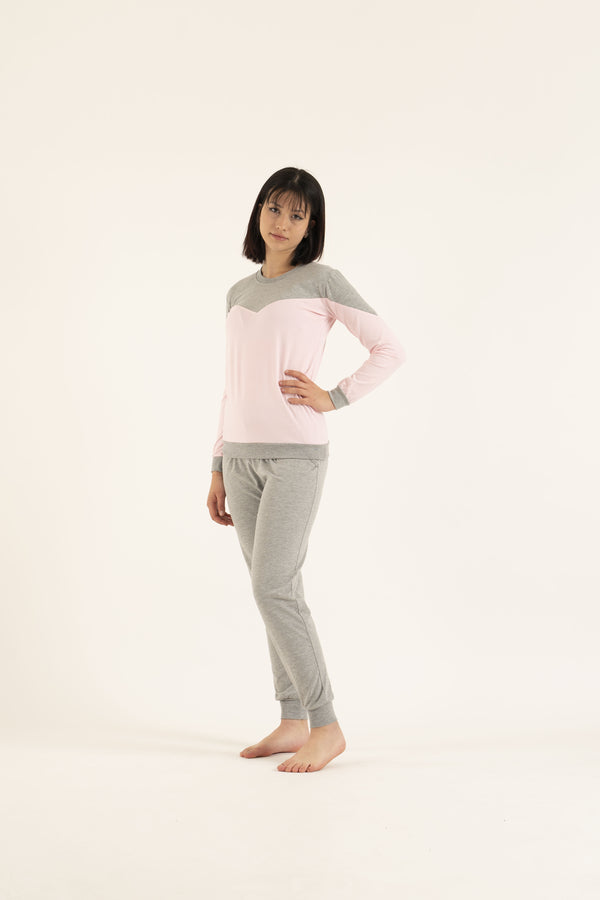 Cotton Pajamas for women long sleeve top lightweight 2 pieces sleep