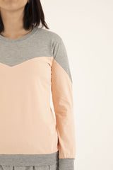 Cotton Pajamas for women long sleeve top lightweight 2 pieces sleep 