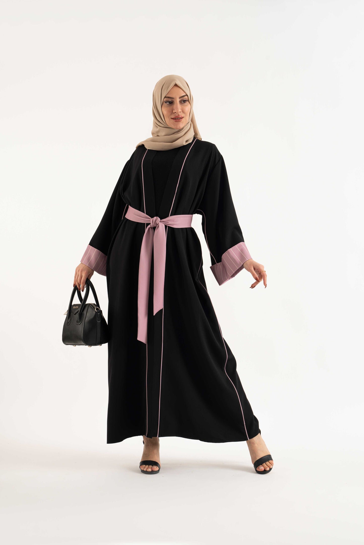 DREAMA Black Abaya- Modest Dresses, Abaya,Maxi, Long Sleeve dress!