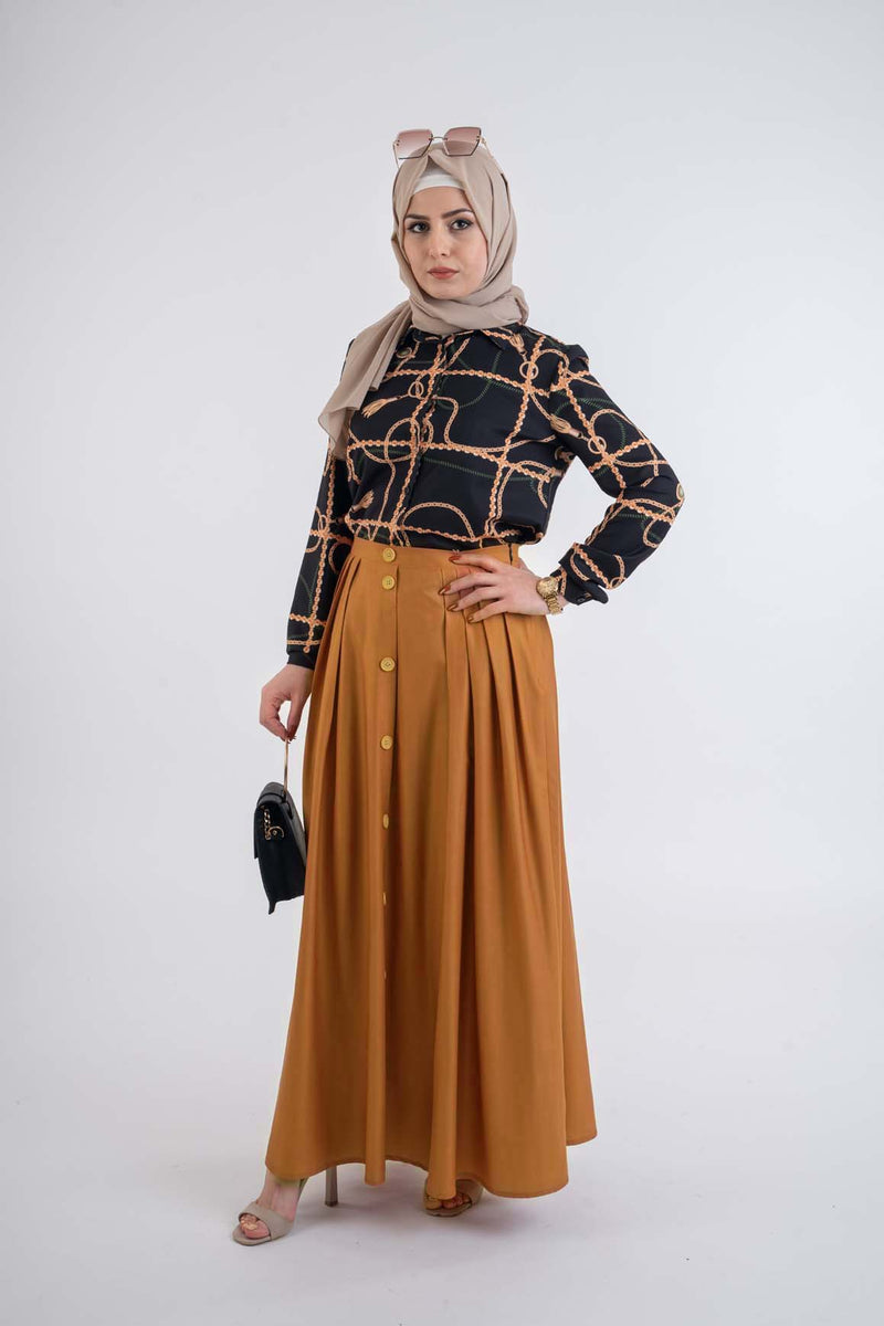 Robin brick Skirt - Modest Dresses, Abaya, Long Sleeve dress!