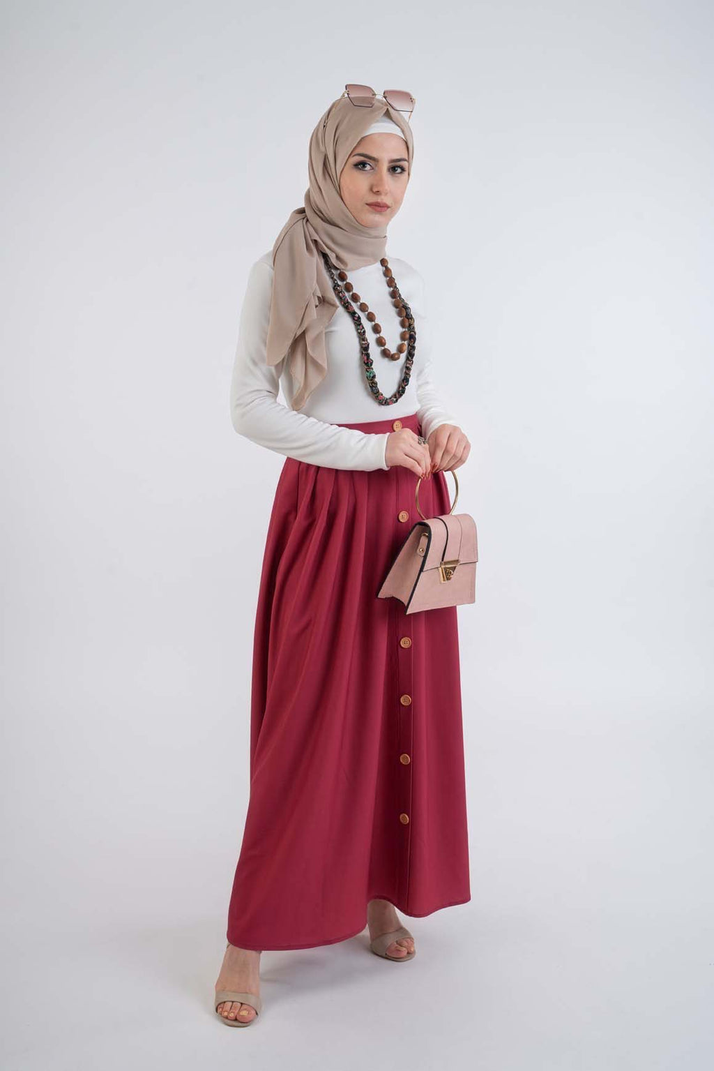 Robin cherry Skirt - Modest Dresses, Abaya, Long Sleeve dress!