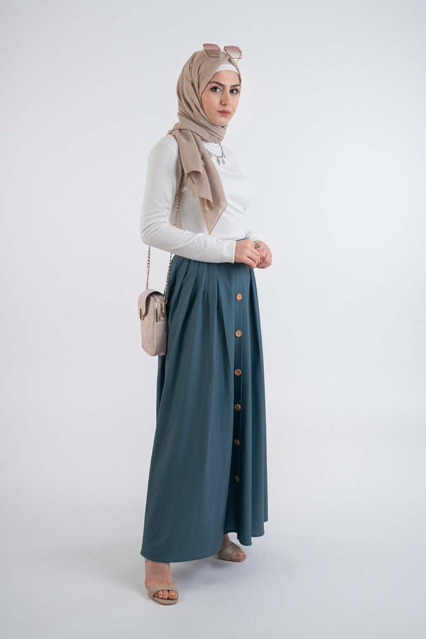 Robin blue Skirt - Modest Dresses, Abaya, Long Sleeve dress!
