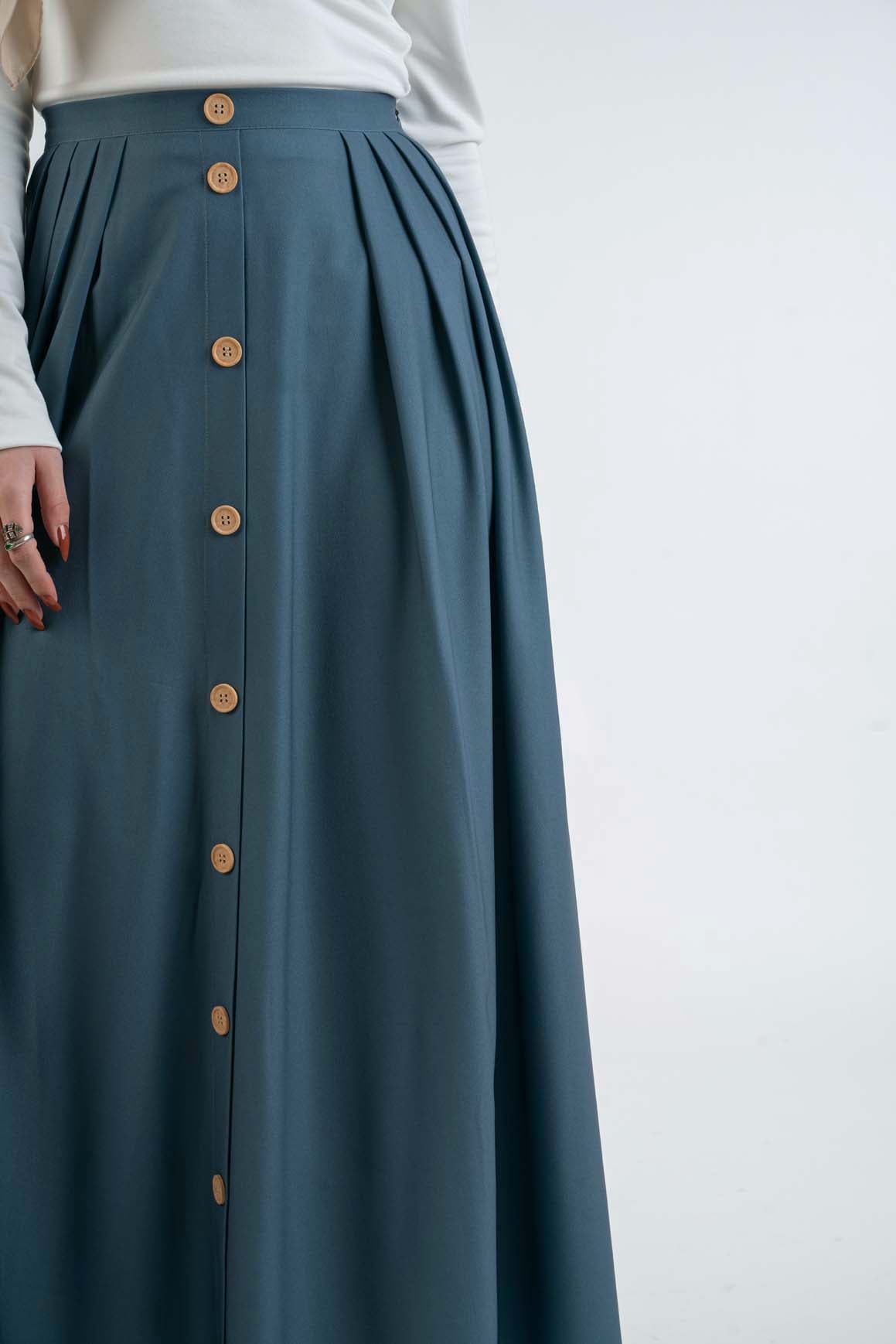 Robin blue Skirt - Modest Dresses, Abaya, Long Sleeve dress!