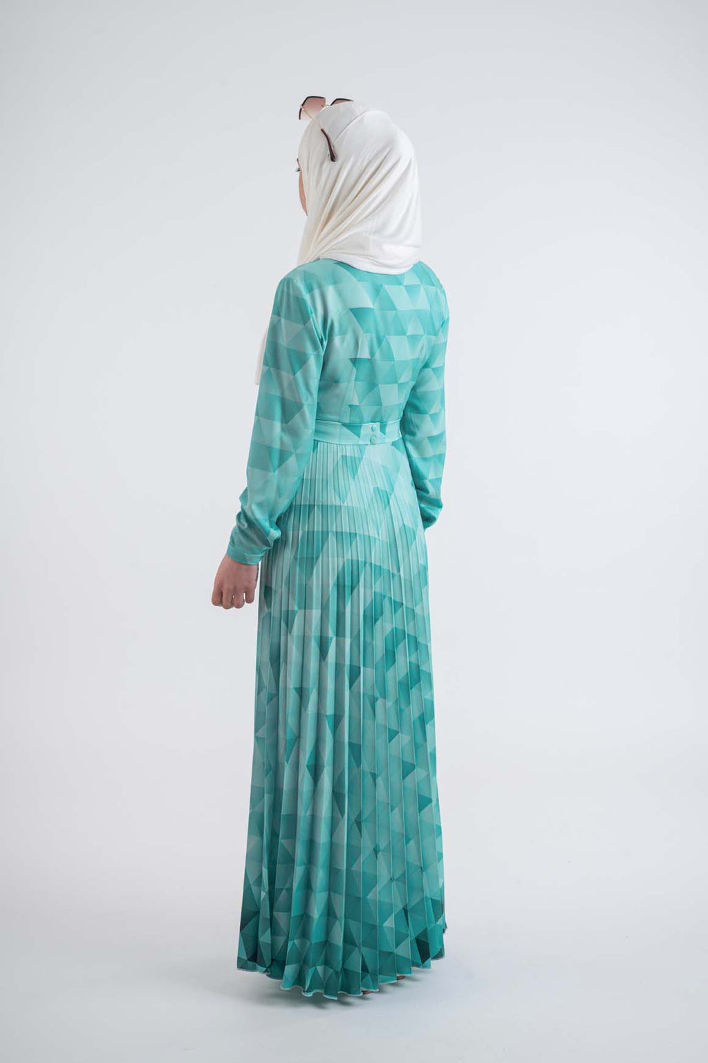 Diamond pleat dress- Modest Dresses, Abaya, Long Sleeve dress!