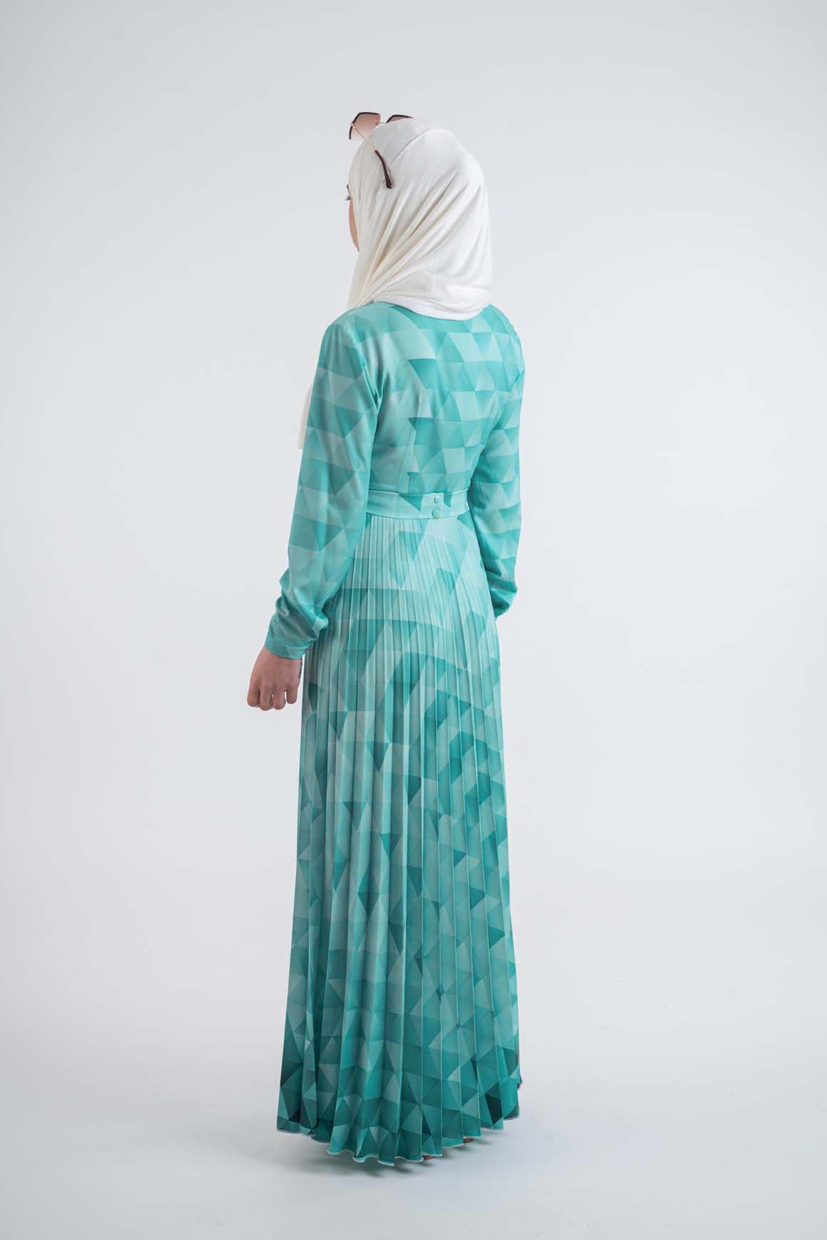Diamond pleat dress- Modest Dresses, Abaya, Long Sleeve dress!