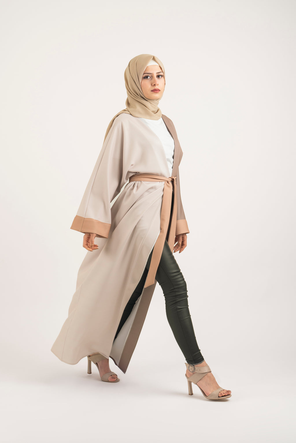 Ecru Cream harmony Abaya - Modest Dresses, Abaya, Long Sleeve dress!