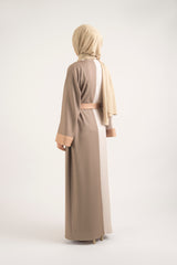 Ecru Cream harmony Abaya - Modest Dresses, Abaya, Long Sleeve dress!