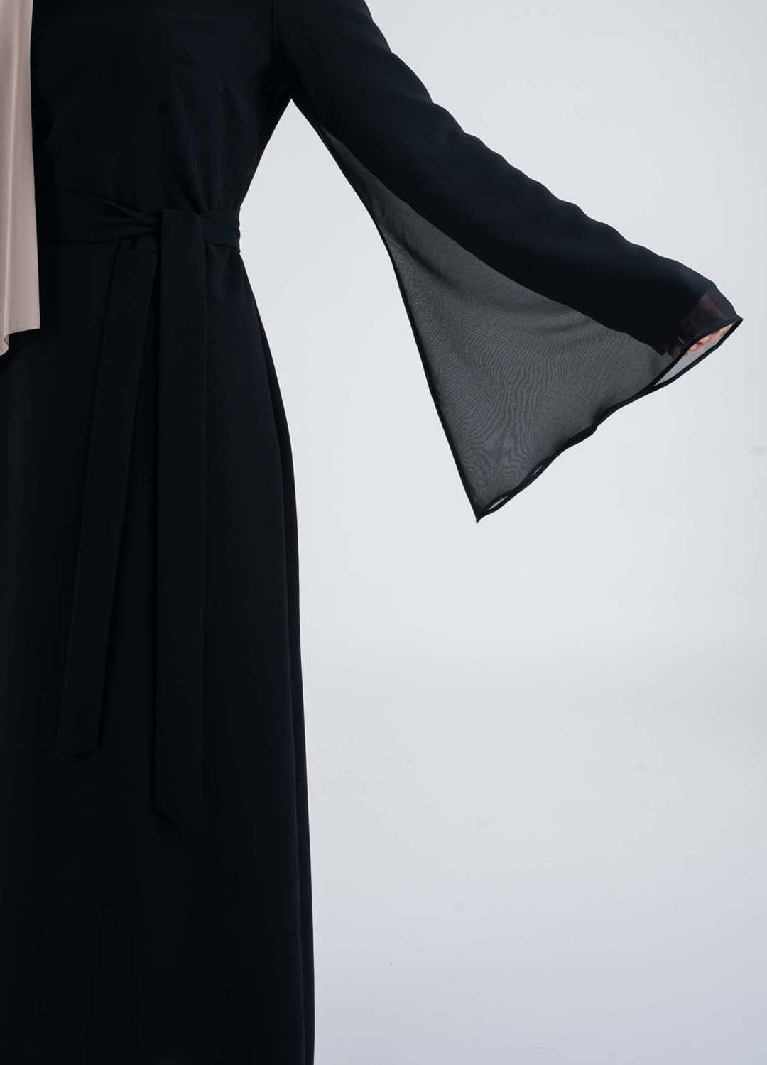 Elegant black Dress- Modest Dresses, Abaya, Long Sleeve dress!