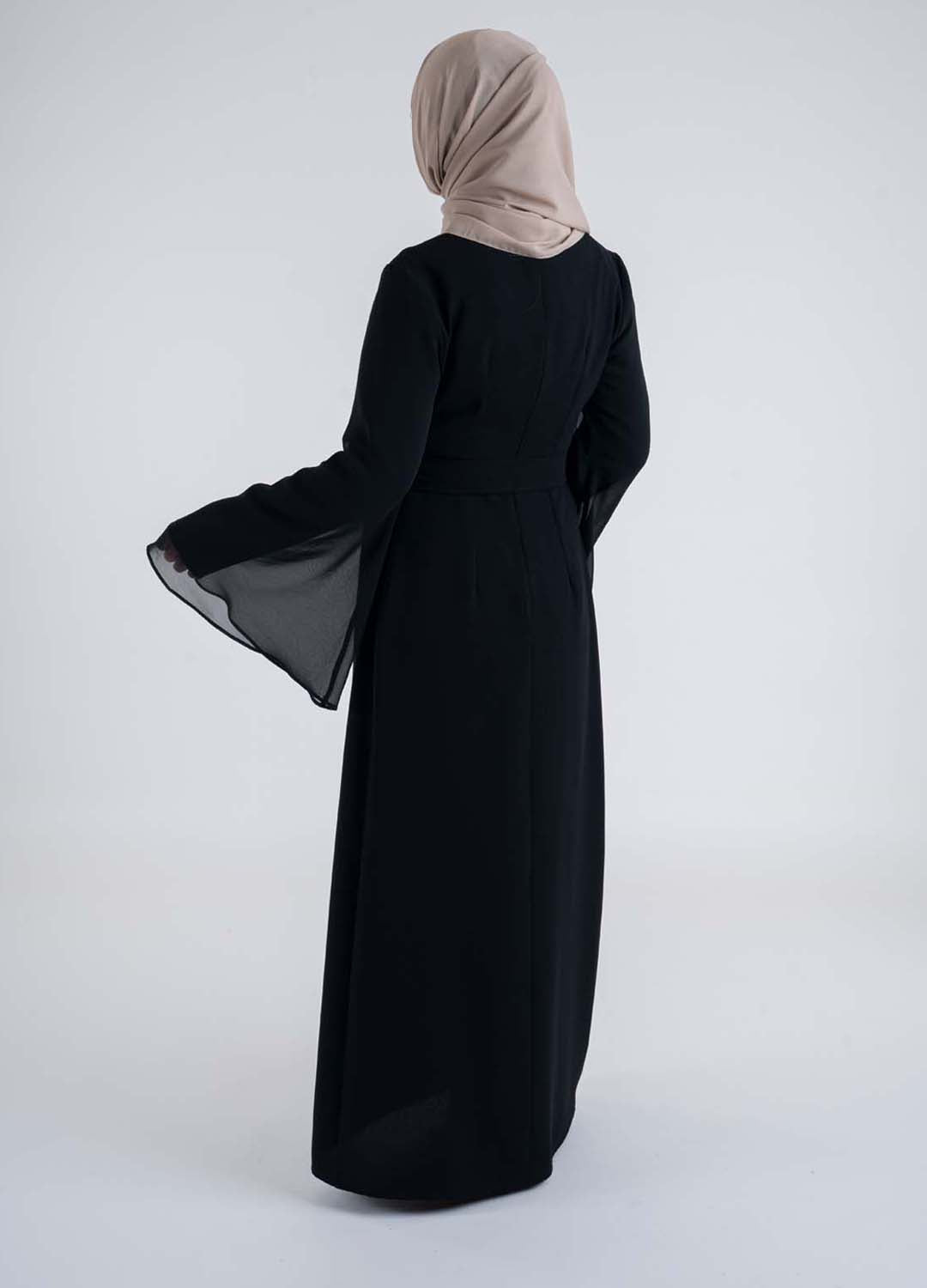 Elegant black Dress- Modest Dresses, Abaya, Long Sleeve dress!