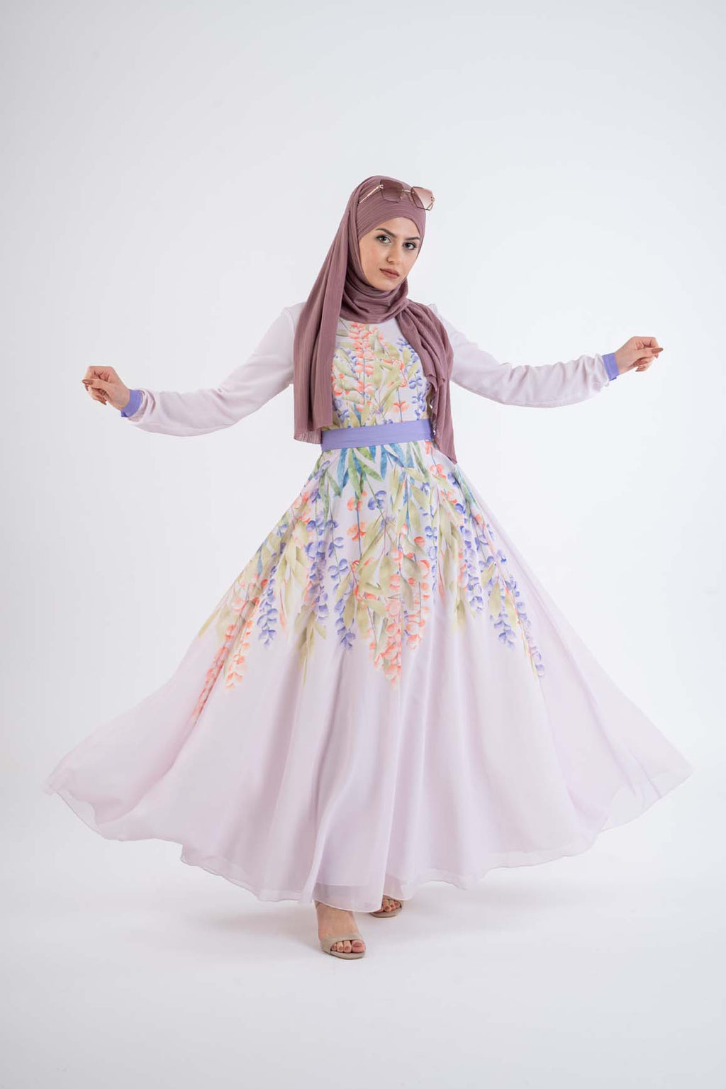 Emily lilac dress - Modest Dresses, Abaya, Long Sleeve dress!