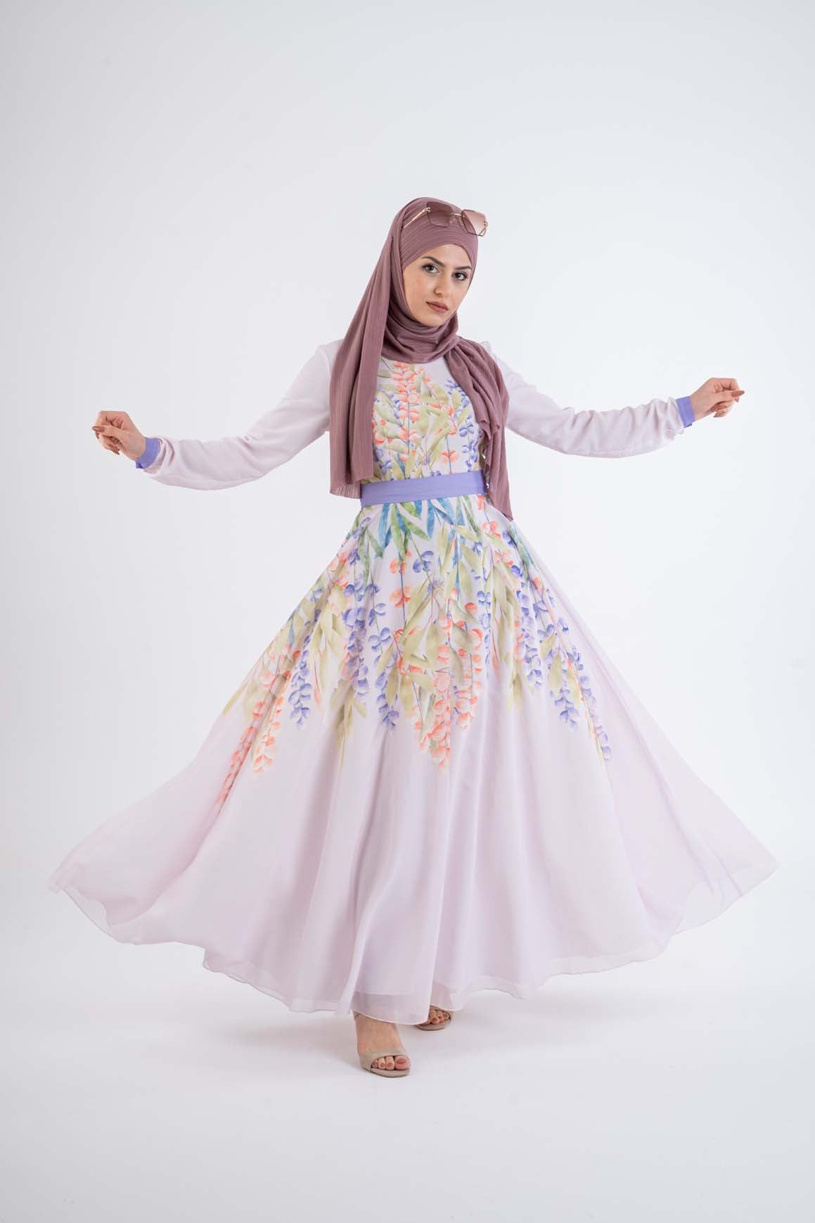 Emily lilac dress - Modest Dresses, Abaya, Long Sleeve dress!