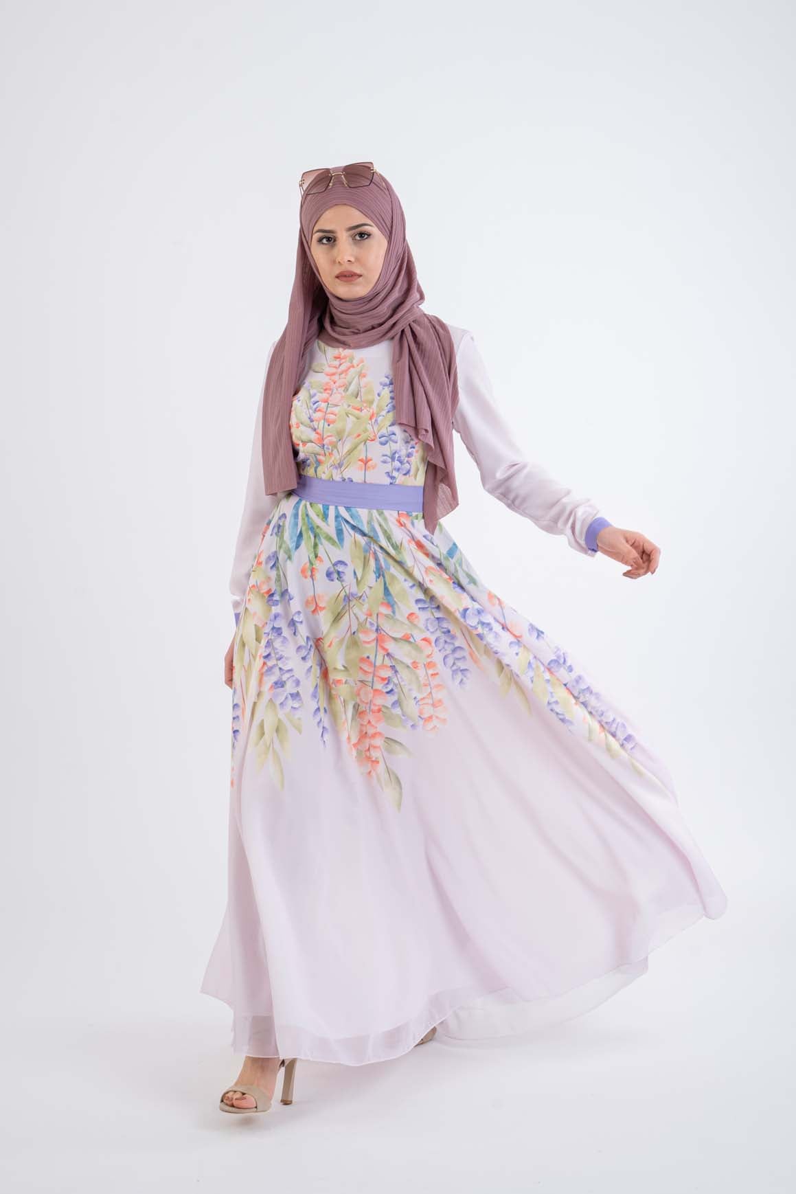 Emily lilac dress - Modest Dresses, Abaya, Long Sleeve dress!