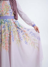 Emily lilac dress - Modest Dresses, Abaya, Long Sleeve dress!