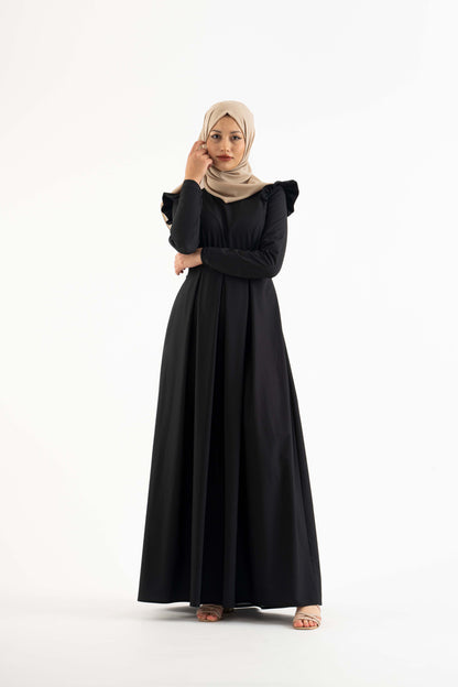 Emma Black Modest Dress Modest Dresses, Abaya, Long Sleeve dress!