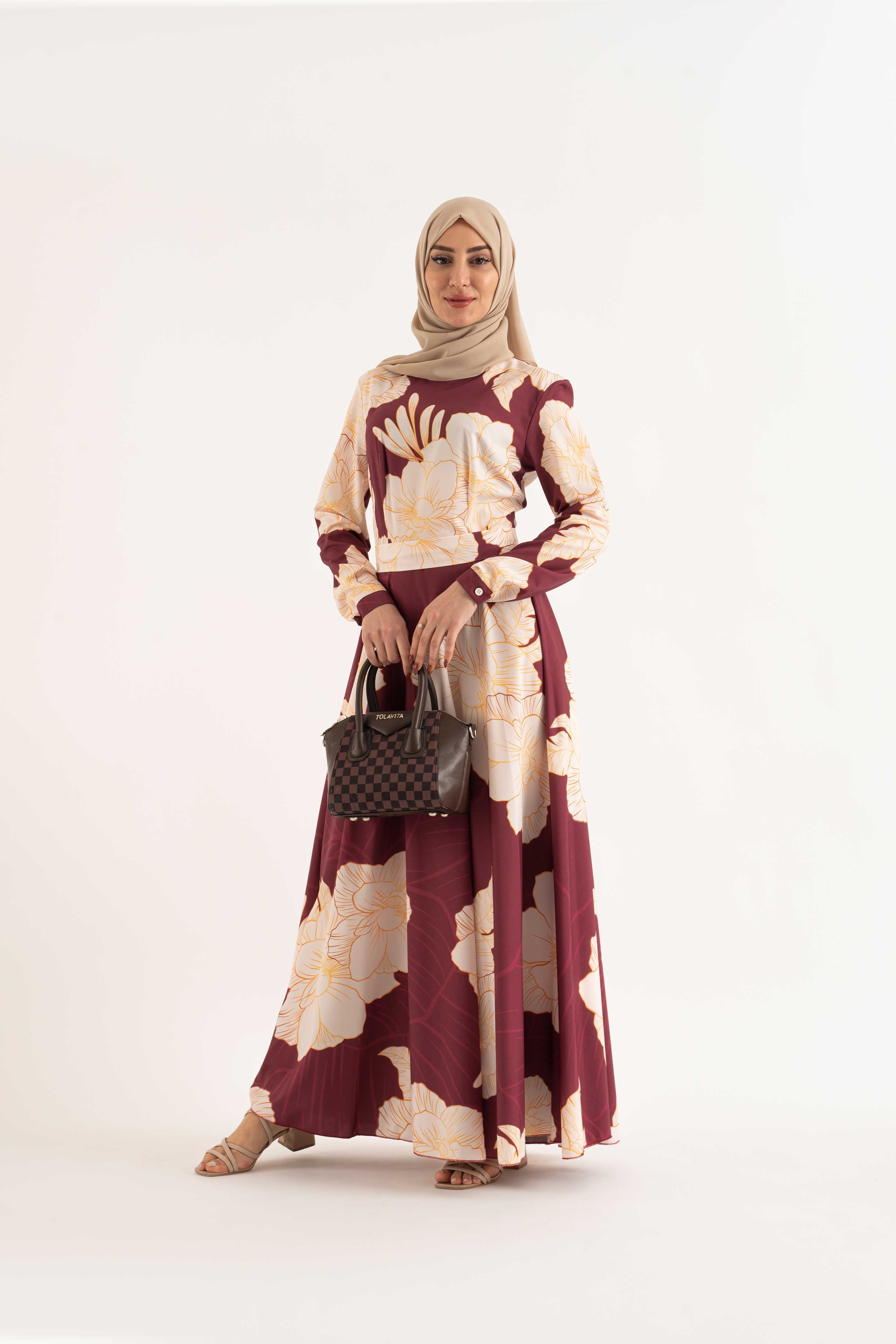 FIONA Modest Dresses, Abaya, Long Sleeve dress!