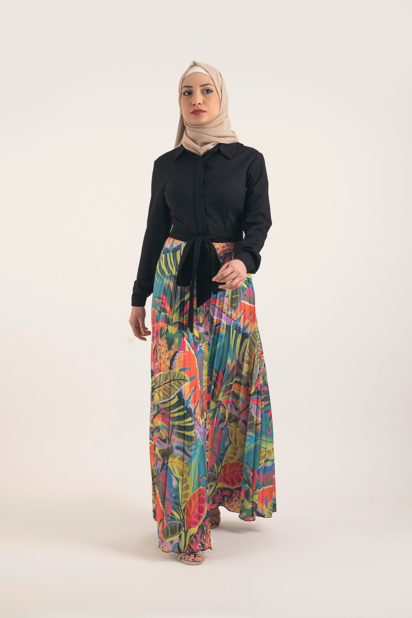 Fall Foliage Dress - Modest Dresses, Abaya, Long Sleeve dress!