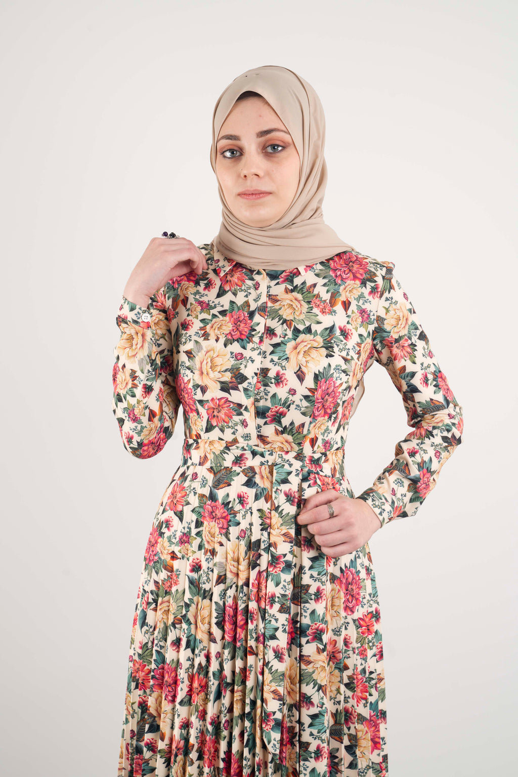 Floral Dress - Modest Dresses, Abaya, Long Sleeve dress!