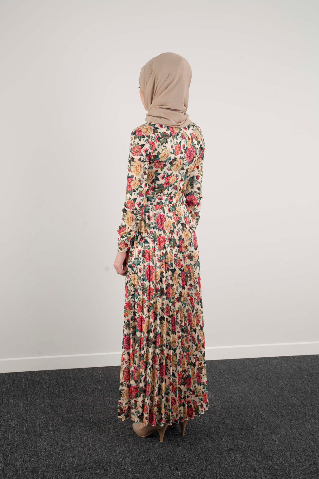 Floral Dress - Modest Dresses, Abaya, Long Sleeve dress!