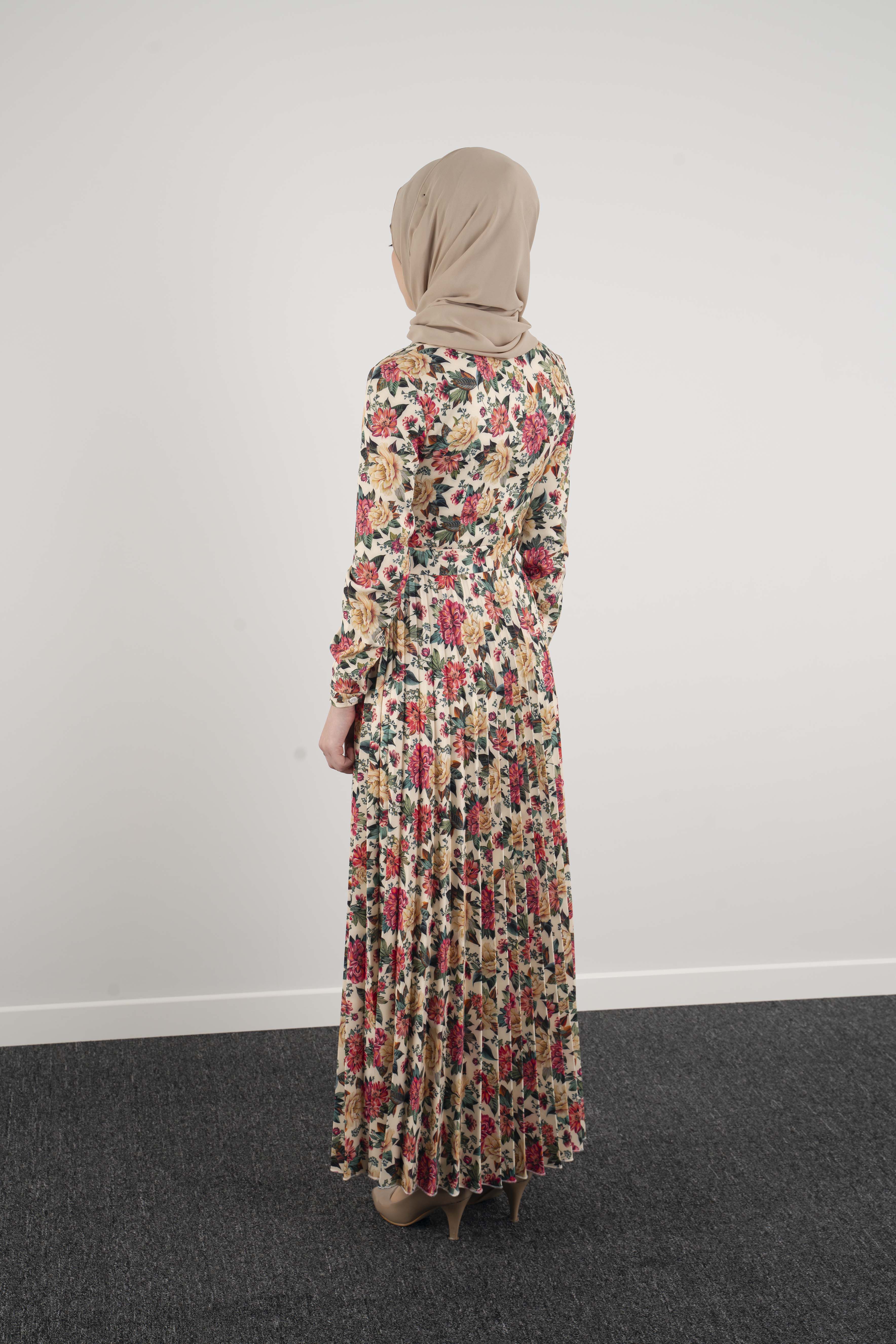 Floral Dress - Modest Dresses, Abaya, Long Sleeve dress!