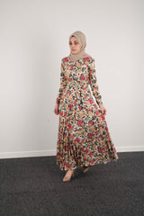 Floral Dress - Modest Dresses, Abaya, Long Sleeve dress!