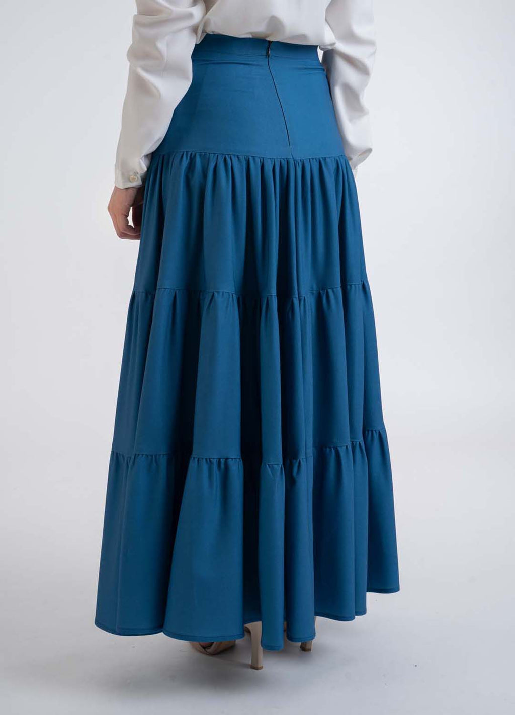Fontelli blue Skirt- Modest Dresses, Abaya, Long Sleeve dress!