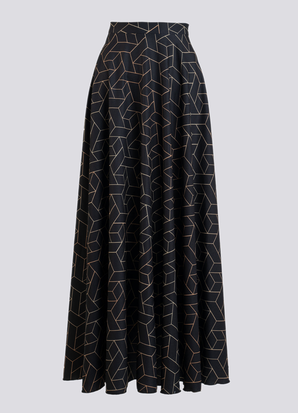 Geometric Print skirt - Modest Dresses, Abaya, Long Sleeve dress!