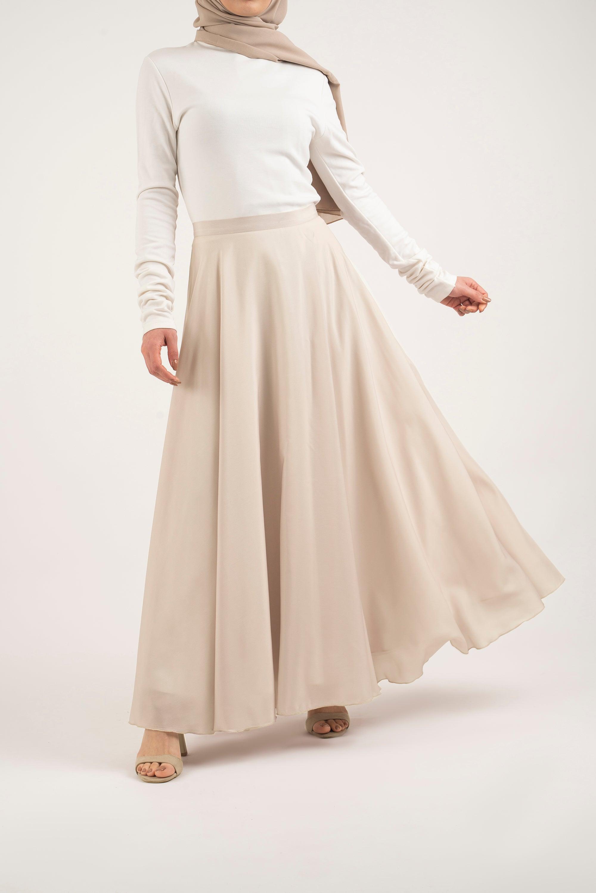 Ivory skirt - Modest Dresses, Abaya, Long Sleeve dress!