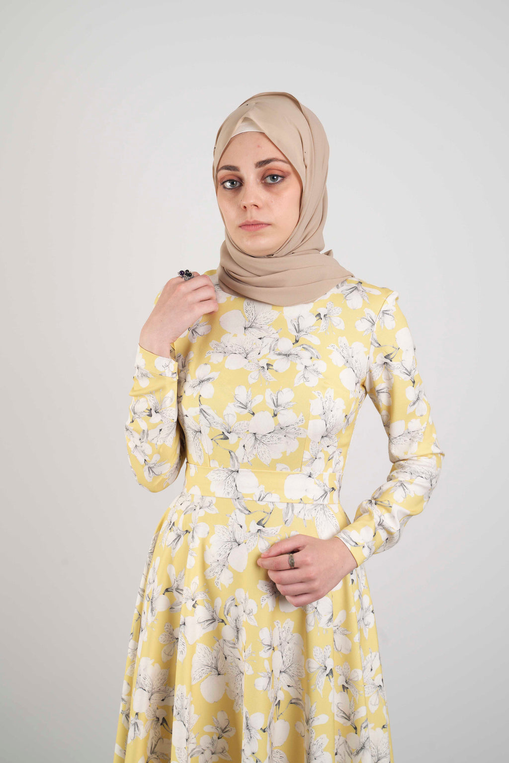 Jasmine print dress - Modest Dresses, Abaya, Long Sleeve dress!