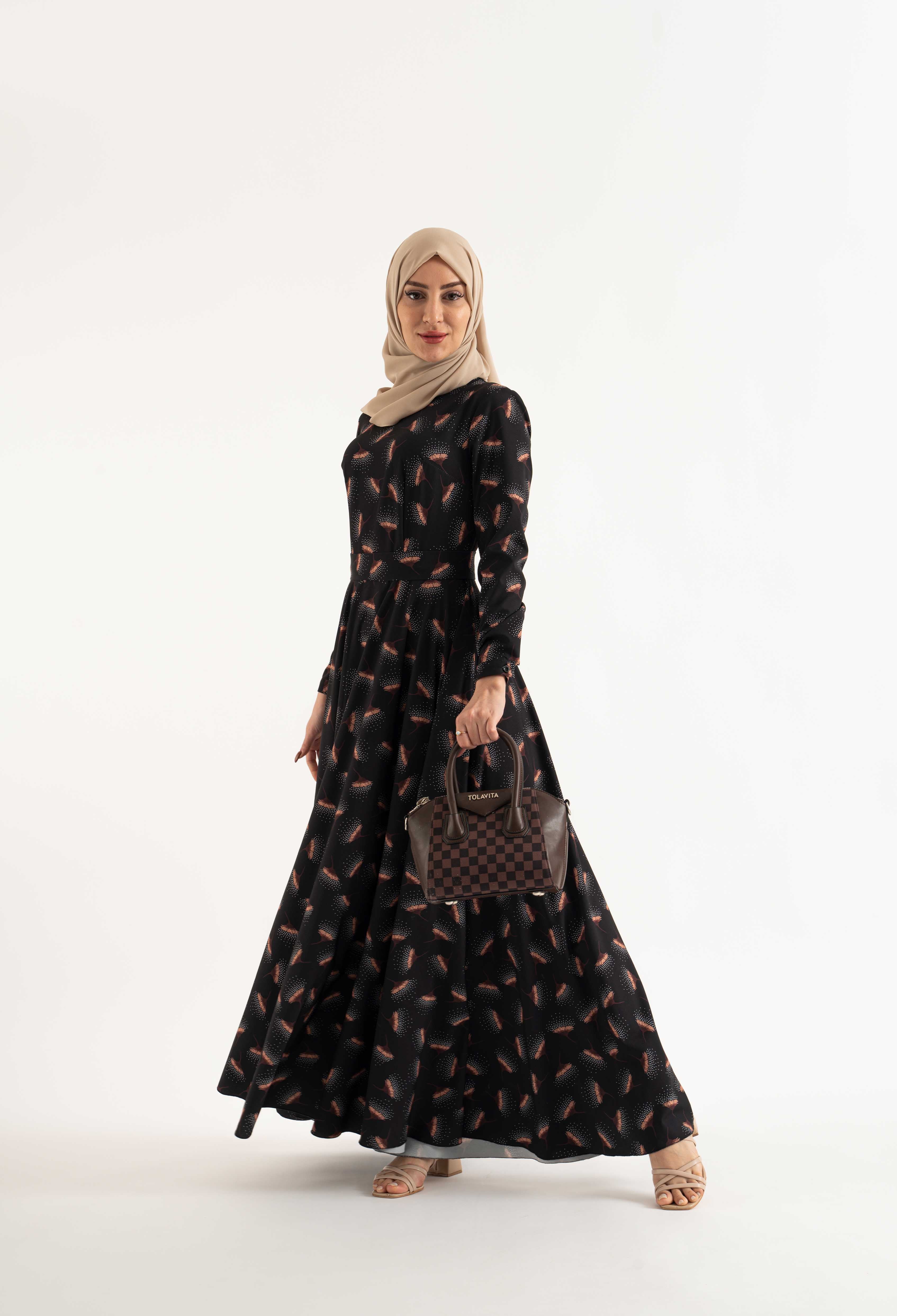 MINA Modest Dresses, Abaya, Long Sleeve dress!