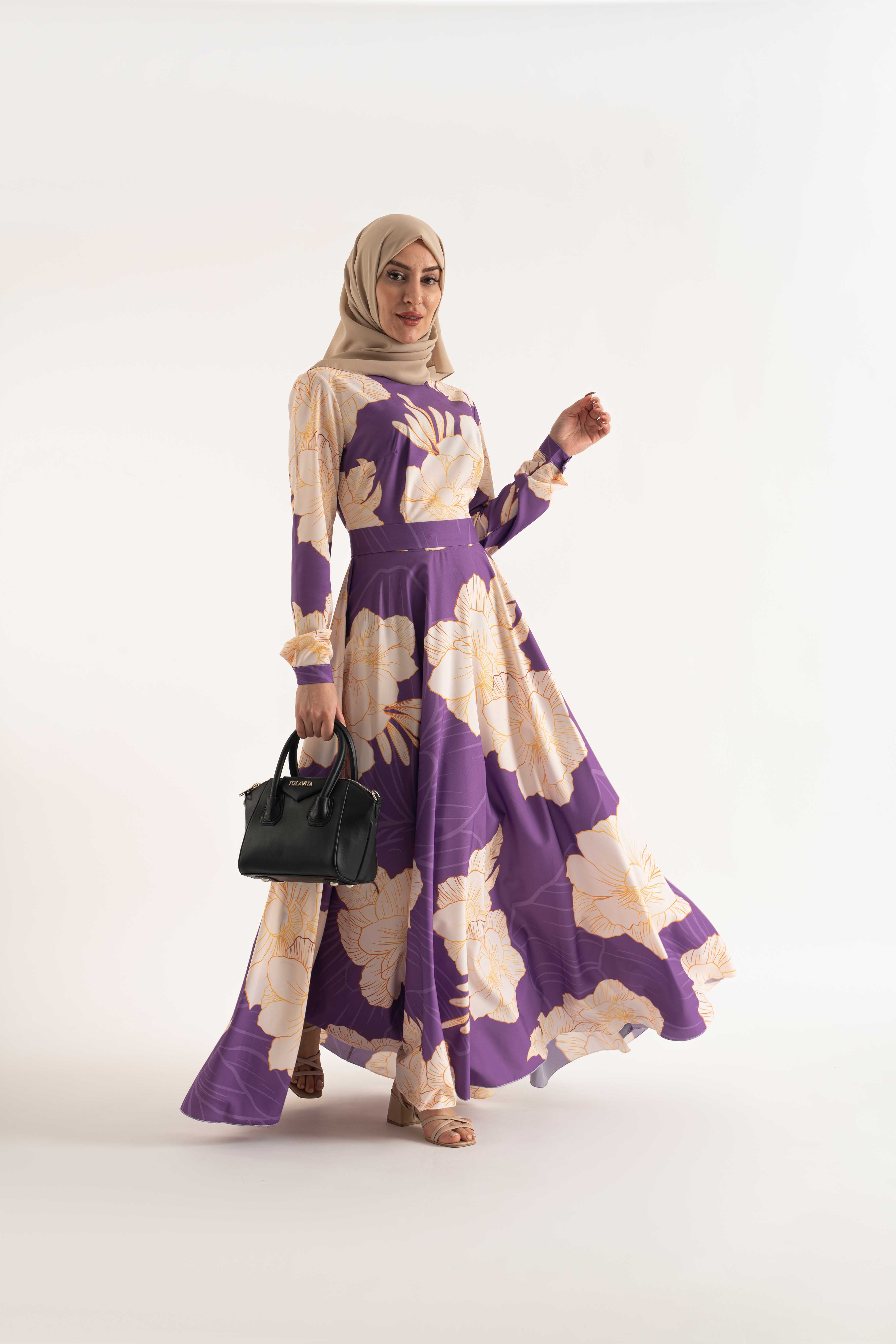 MIRABELLA Modest Dresses, Abaya, Long Sleeve dress!