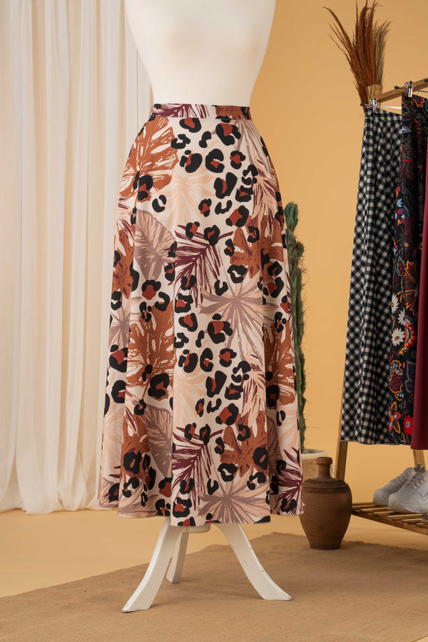 Maddie Women's Long Maxi Skirt Hijab Fashion Casual