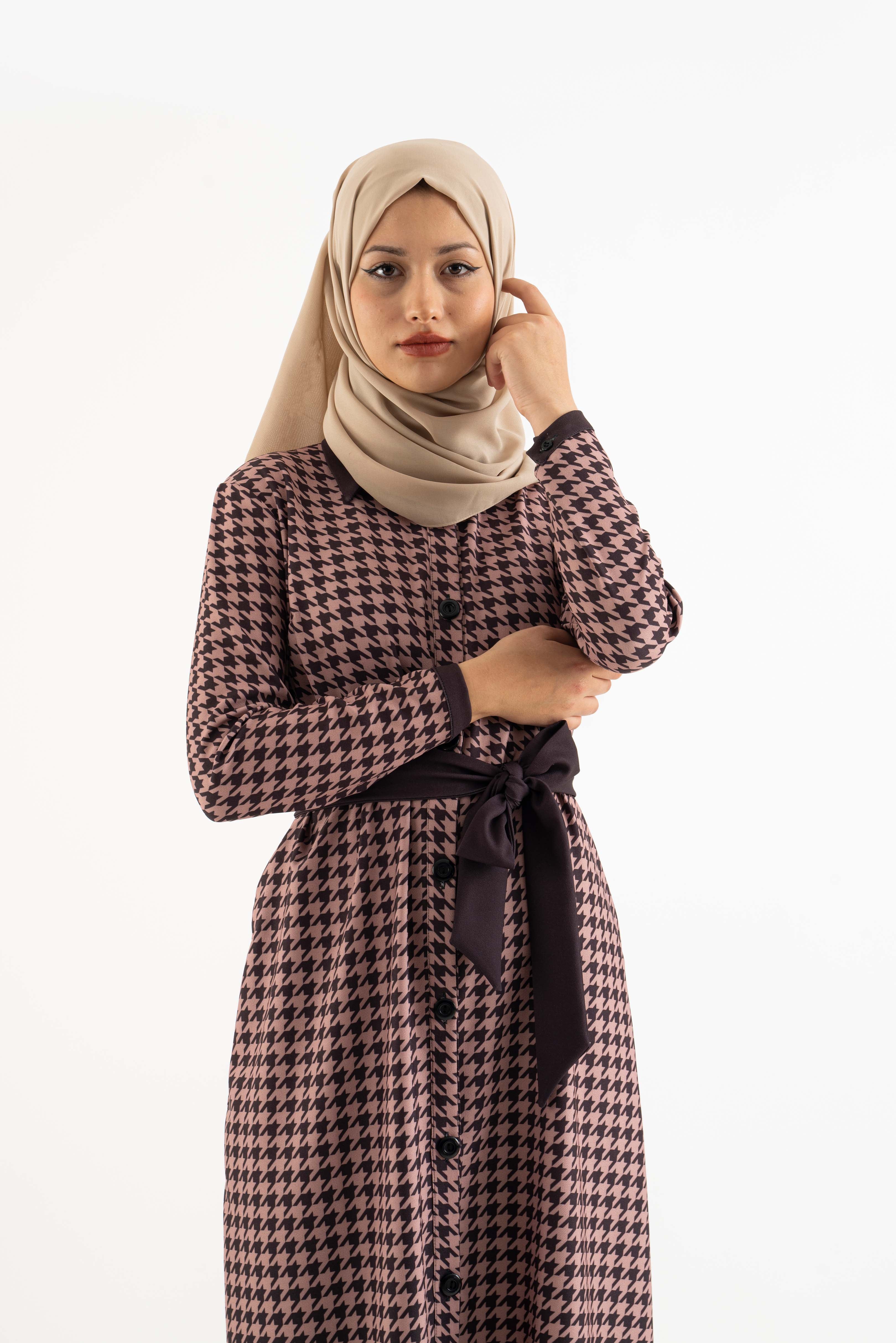 Meghan Modest Shirt Dress-Modest Dresses, Abaya, Long Sleeve dress!