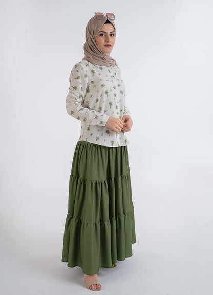 Miel palm shirt - Modest Dresses, Abaya, Long Sleeve dress!